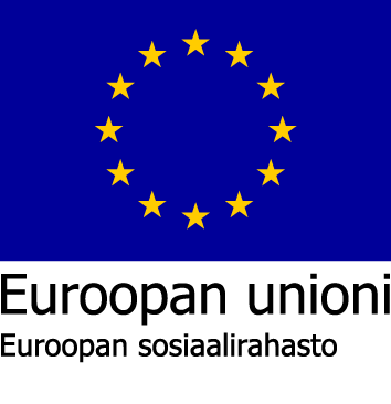Euroopan sosiaalirahaston tunnus.