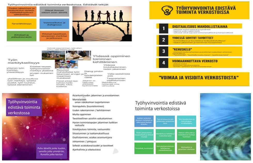 Kuvio, jossa jooste kuntoutuksen asiantuntijoiden yhteiskehittelyn tuotoksista