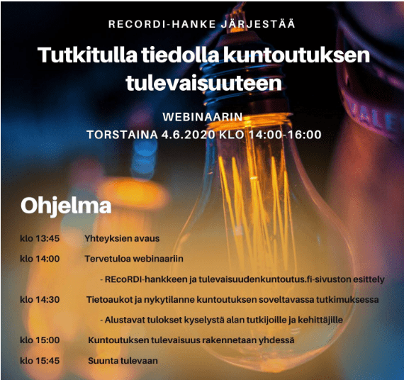 Webinaarin ohjelma