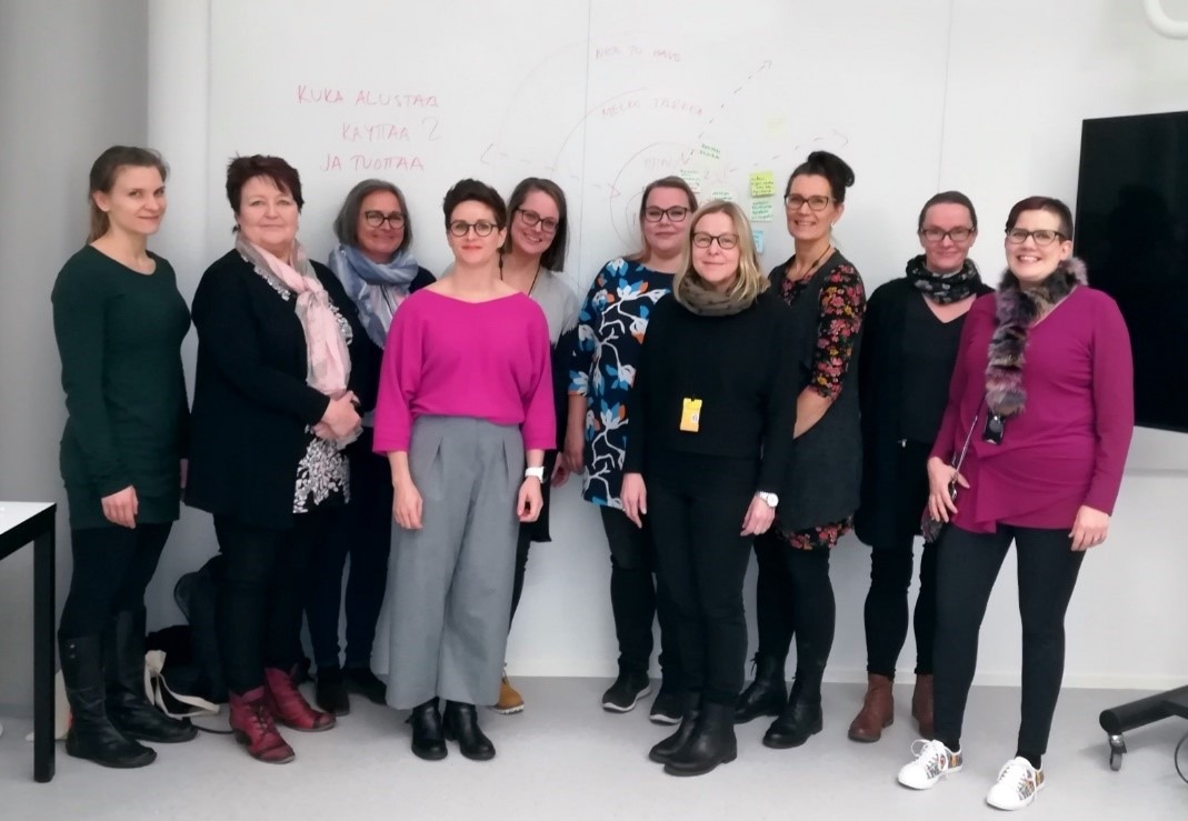 REcoRDI-hankkeen työryhmän ryhmäkuva