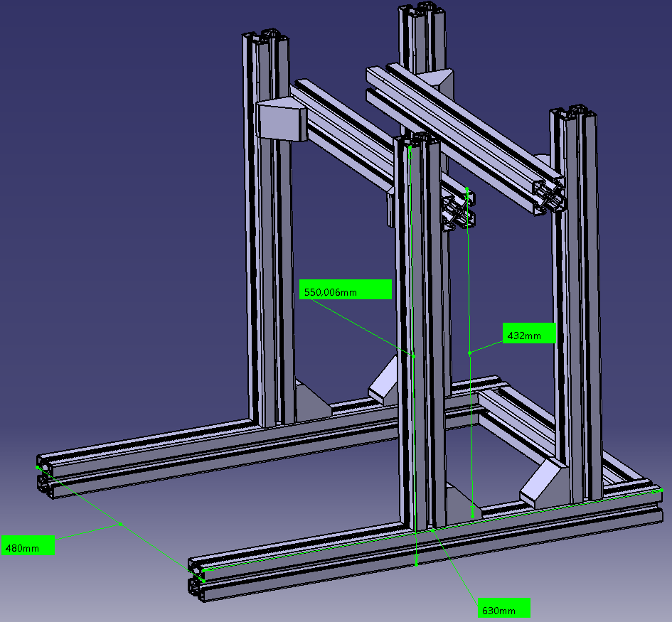 Kuvakaappaus projektin 3D-suunnitelmasta.