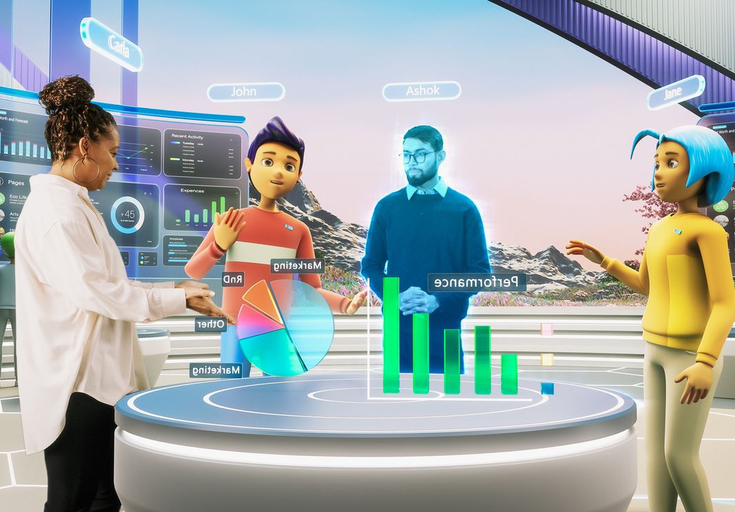 Terveydenhuollon toimijoita Metaversumissa. 