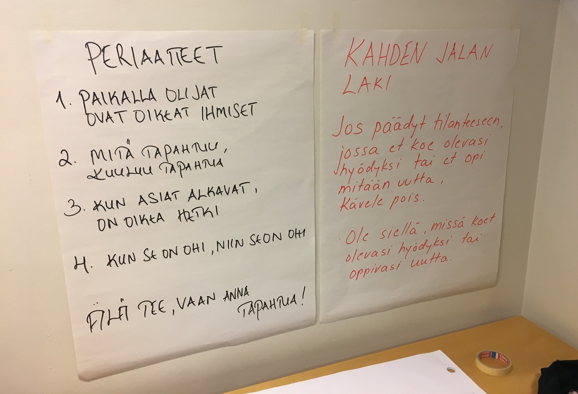 Open Space -periaatteet