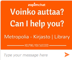 Kysy rohkeasti chatissa!