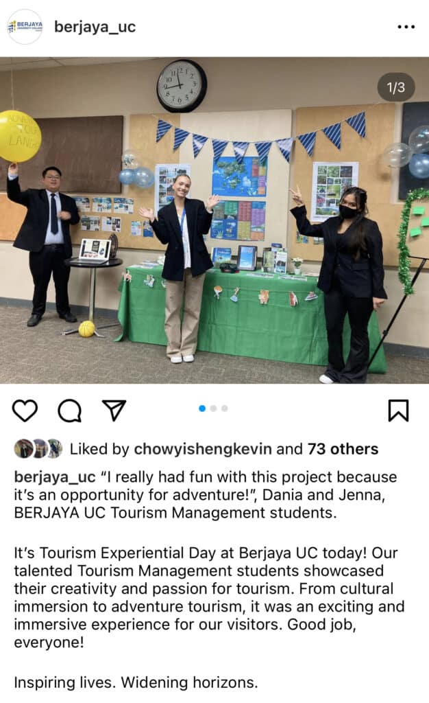 Tourism Management -kurssin lopputyö